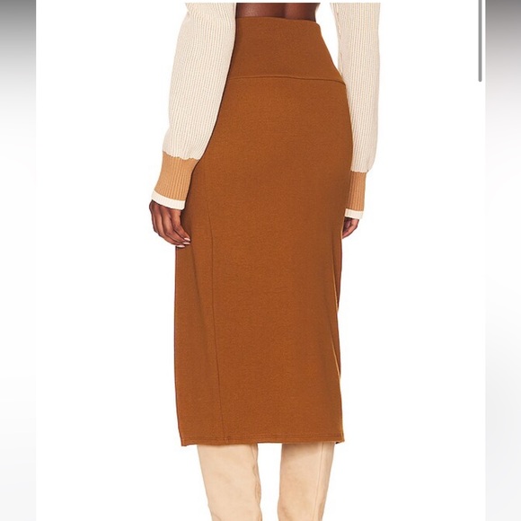 Revolve brown midi skirt - Picture 2 of 2